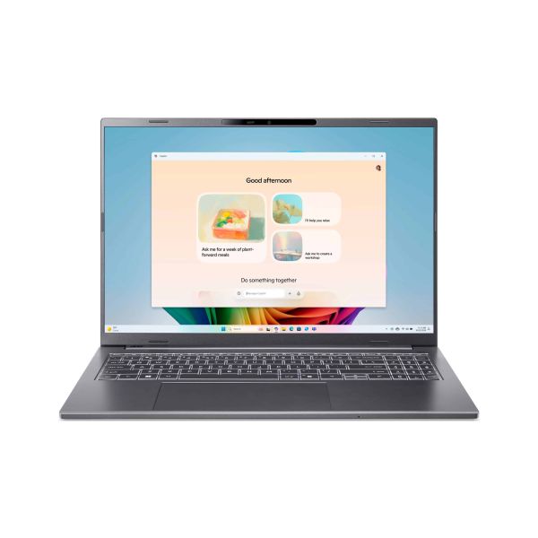 Acer Aspire 16 AI A16-61M-R2SM Copilot+ PC AMD Ryzen AI 7 350 Laptop 40,6 cm (16") WUXGA 16 GB LPDDR5x-SDRAM 512 GB SSD Wi-Fi 6E (802.11ax) Windows 11 Home Grijs (NX.JLLEH.001)