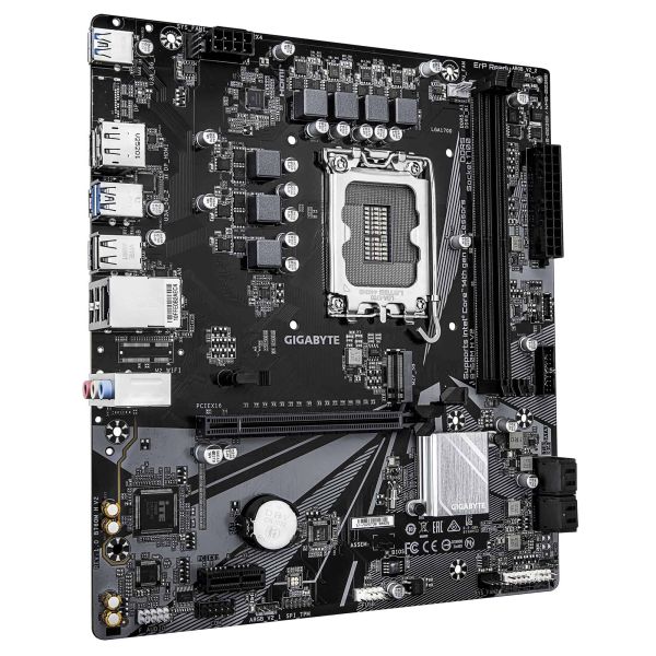 GIGABYTE B760M H V2 moederbord Intel B760 Express LGA 1700 micro ATX (B760M H V2)