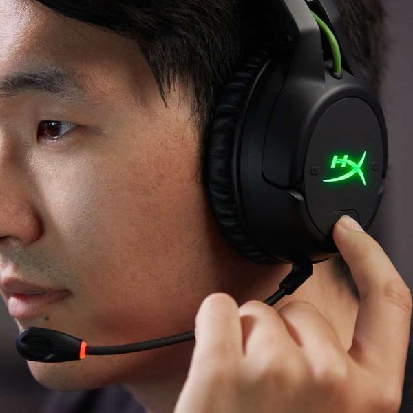 HyperX CloudX Flight - draadloze gamingheadset (zwart-groen) - Xbox (4P5J6AA)