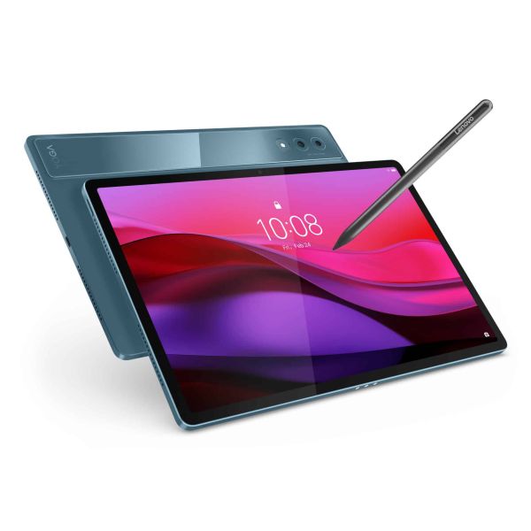 Lenovo Yoga Tab Plus Snapdragon 256 GB 32,3 cm (12.7") 16 GB Wi-Fi 7 (802.11be) Android 14 Blauwgroen (ZAWG0031DE)