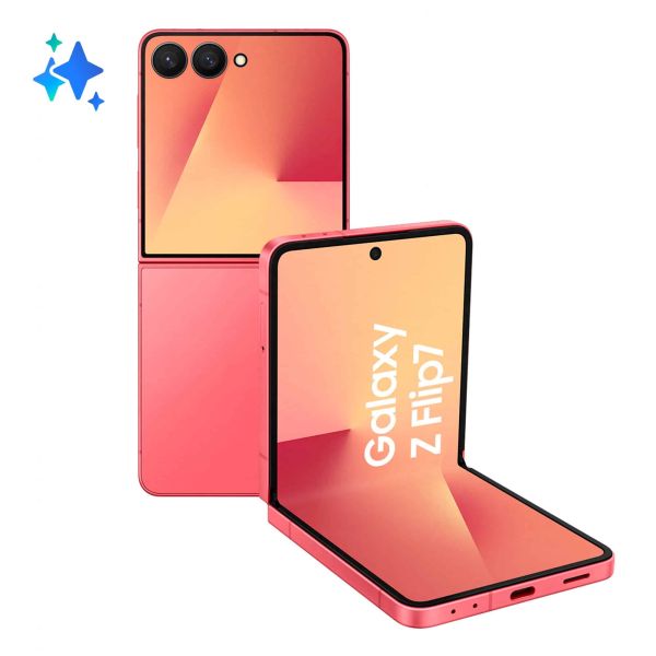 Samsung Galaxy Z Flip7 17,3 cm (6.8") 5G 12 GB 256 GB 4300 mAh Koraal (SM-F766BZRGEUE)