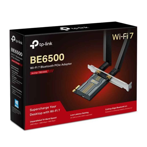 TP-Link BE6500 Intern WLAN / Bluetooth 2880 Mbit/s (ARCHER TBE400E)