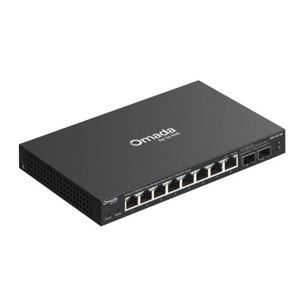 TP-Link ES210X-M2 netwerk-switch Managed 2.5G Ethernet (100/1000/2500) Bureaublad-/wandmontage Zwart (ES210X-M2)