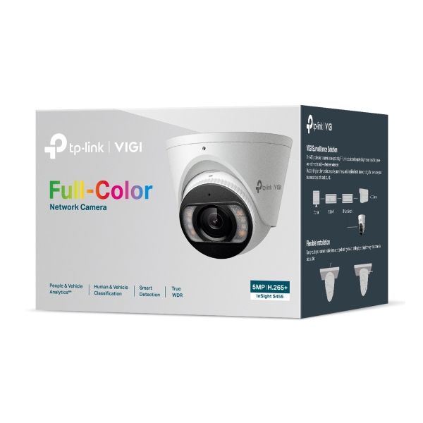 TP-Link INSIGHT S455 Torentje IP-beveiligingscamera Buiten 2880 x 1620 Pixels Plafond (INSIGHT S455(2.8MM)(UN))