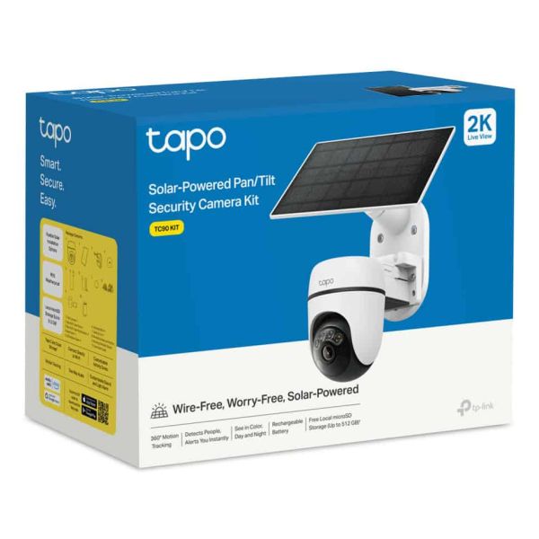 TP-Link Tapo TC90 KIT bewakingscamera Bulb IP-beveiligingscamera Buiten 2304 x 1296 Pixels Plafond/muur/paal (TC90 KIT)