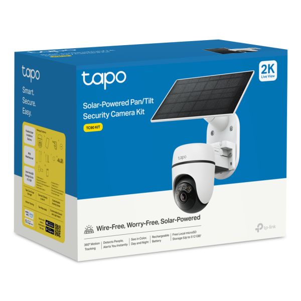 TP-Link Tapo TC90 KIT bewakingscamera Peer IP-beveiligingscamera Buiten 2304 x 1296 Pixels Plafond/muur/paal (TC90 KIT)