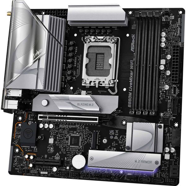 ASRock B860M LiveMixer WiFi (90-MXBRT-A0UAYZ)