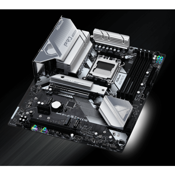 ASRock MB Sc AM5 B650 PRO RS - AMD B650 - 4xDDR5 - 1xDP - 1xHDMI (B650PRORS)