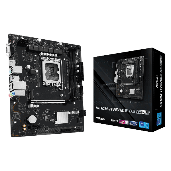 ASRock H610M-HVS Motherboard (H610M-HVS)