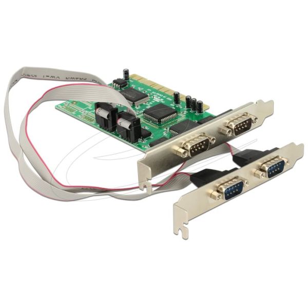 Delock YY IO Delock PCI Karte 4x seriell DB9 (89046)