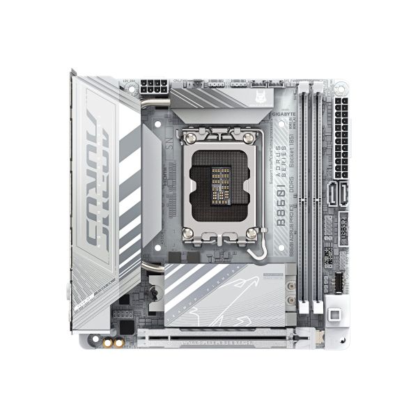 GIGABYTE MB Sc LGA1851 B860I AORUS PRO ICE - Intel B860 - 2xDDR5 - 1xThunderbolt - 1xDP - 1xHDMI - W (B860IAORUSPROICE)