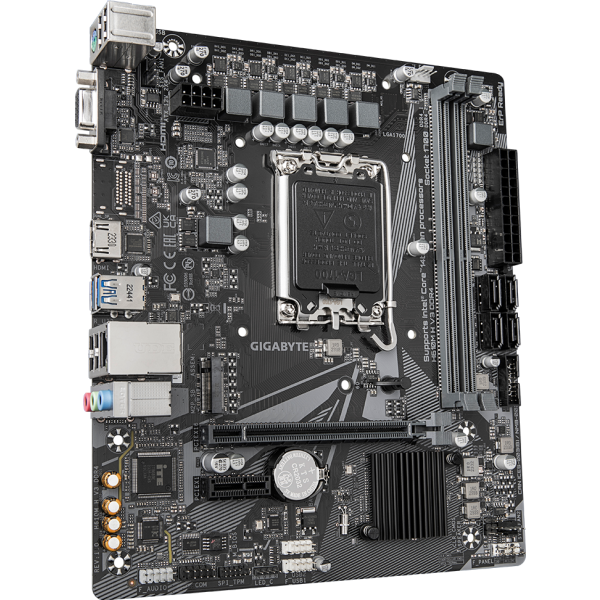 GIGABYTE H610M H V3 DDR4 1.0 Motherboard Micro ATX LGA1700 (H610MHV3DDR4)