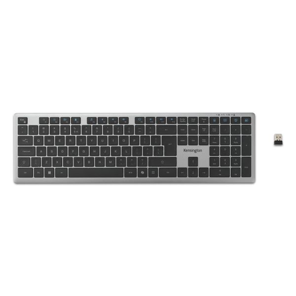 Kensington KB535 EQ Rechargeable Multi-Device Keyboard, Int ENG (K75408WW)
