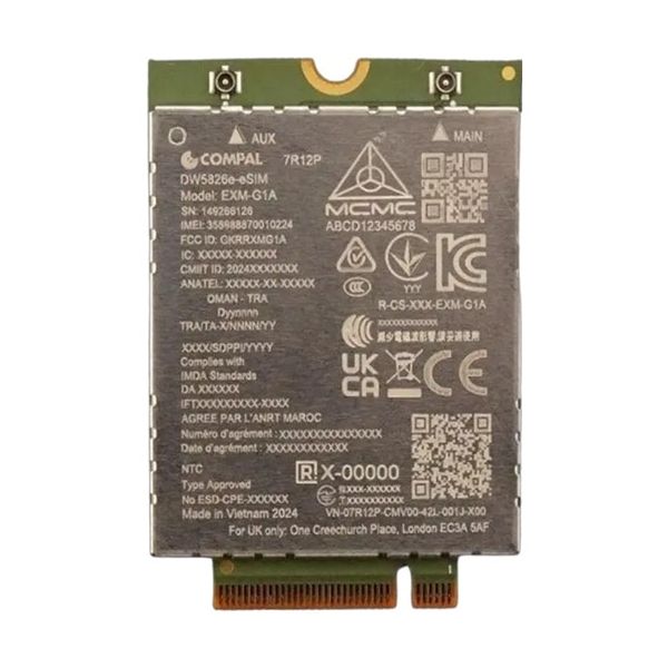 DELL DW5826E Intern WWAN 600 Mbit/s (DELL-9WCV5)