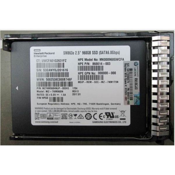 HP 960GB SSD 2,5 (866614-003)