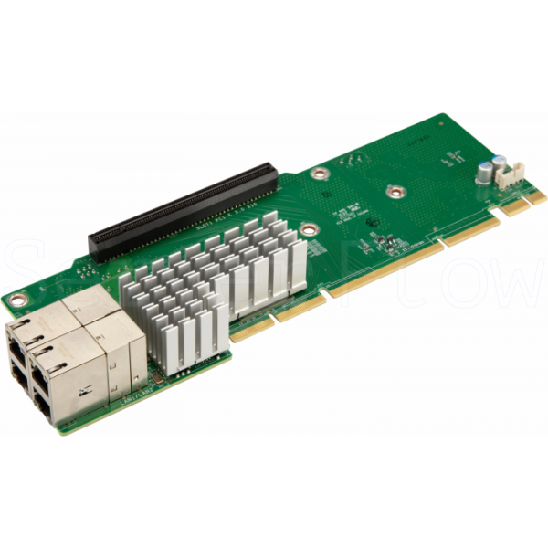 Super Micro AOC-2UR68-I4G 2U Riser Network Adapter 4x Gigabit (AOC-2UR68-I4G)