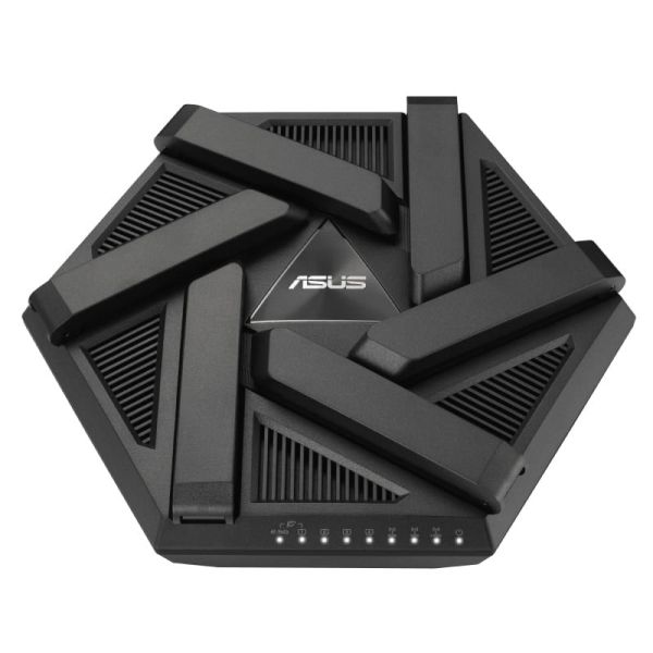 ASUS RT-AXE7800 draadloze router Tri-band (2,4 GHz / 5 GHz / 6 GHz) Zwart (RT-AXE7800) ASUS RT-AXE7800 draadloze router Tri-band (2,4 GHz / 5 GHz / 6 GHz) Zwart (RT-AXE7800)