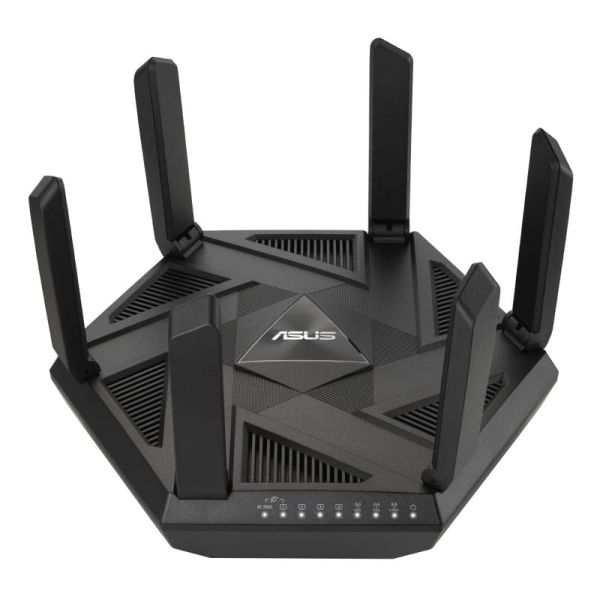 ASUS RT-AXE7800 draadloze router Tri-band (2,4 GHz / 5 GHz / 6 GHz) Zwart (RT-AXE7800) ASUS RT-AXE7800 draadloze router Tri-band (2,4 GHz / 5 GHz / 6 GHz) Zwart (RT-AXE7800)