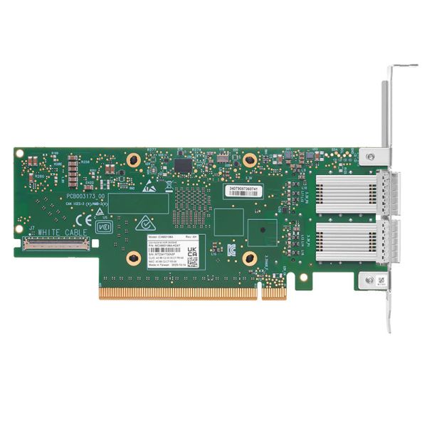 Mellanox CONNECTX-6 VPI ADAPTER CARD HDR IB (200GBS) AND 200GBE DUAL-PORT QSFP56 PCIE4.0 X16 TALL BRACKET SIN (MCX653106A-HDAT-SP)