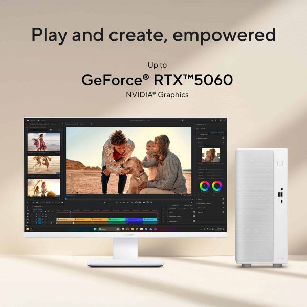 ASUS V500 Mini Tower V501MV-07240H023W Intel Core 7 240H 16 GB DDR5-SDRAM 1 TB SSD Windows 11 Home PC Zwart (90PF05R3-M01820)