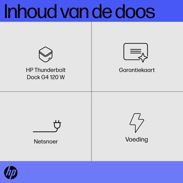 HP Thunderbolt Dock 120 watt G4 (DOC0241A)
