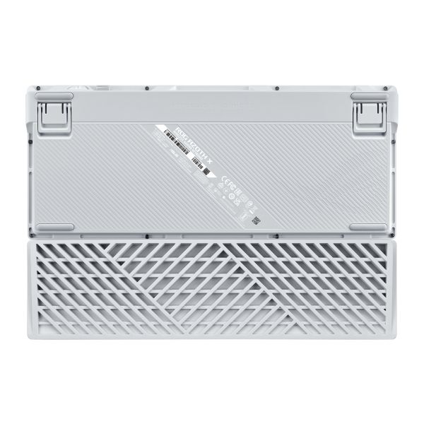 ASUS ROG Azoth X toetsenbord Gamen USB + RF Wireless + Bluetooth Zwitsers Zwart, Wit (90MP044F-BKWA30)