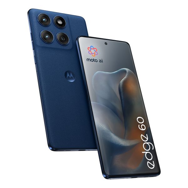 Motorola edge 60 16,9 cm (6.67") Dual SIM Android 15 5G USB Type-C 12 GB 256 GB 5200 mAh Blauw (PB7H0018PL)