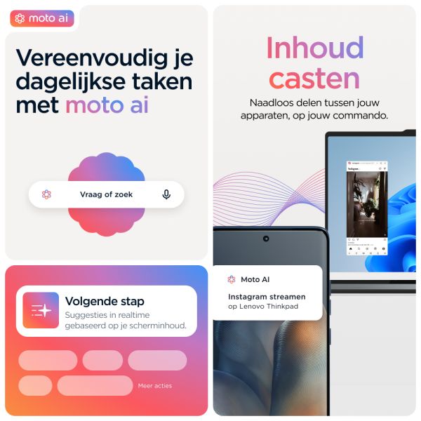 Motorola edge 60 16,9 cm (6.67") Dual SIM Android 15 5G USB Type-C 12 GB 256 GB 5200 mAh Blauw (PB7H0018PL) Motorola edge 60 16,9 cm (6.67") Dual SIM Android 15 5G USB Type-C 12 GB 256 GB 5200 mAh Blauw (PB7H0018PL)