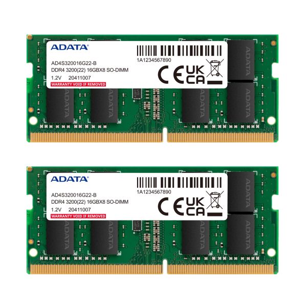 ADATA AD4S32008G22-DTGN geheugenmodule 16 GB 2 x 8 GB DDR4 (AD4S32008G22-DTGN)
