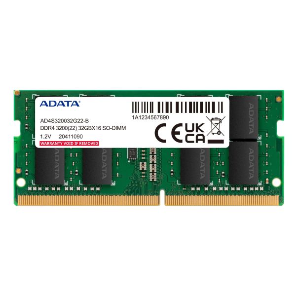 ADATA AD4S32008G22-DTGN geheugenmodule 16 GB 2 x 8 GB DDR4 260-pin SO-DIMM (AD4S32008G22-DTGN)