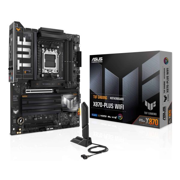 ASUS TUF GAMING X870-PLUS WIFI AMD X870 Socket AM5 ATX (TUF GAMING X870-PLUS WIFI)