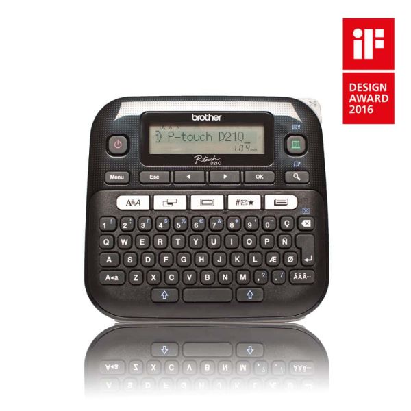 Brother PT-D210 labelprinter Thermo transfer 180 x 180 DPI 20 mm/sec QWERTY (PTD210YJ1)