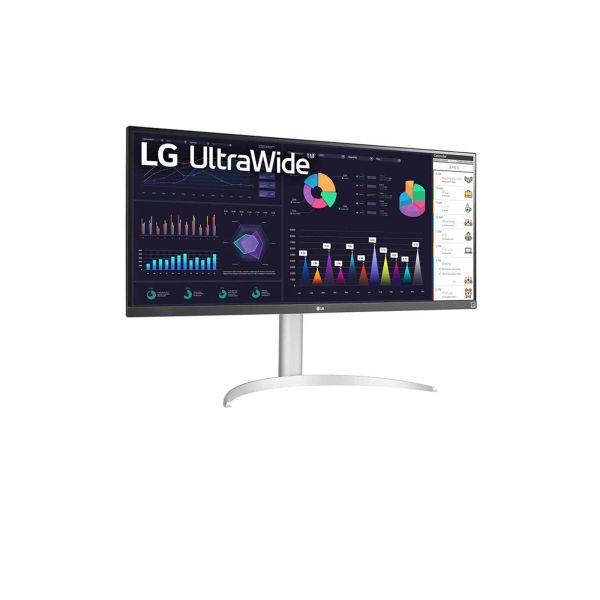 LG 34WQ650-W computer monitor 86,4 cm (34") 2560 x 1080 Pixels WFHD LCD Zilver, Wit (34WQ650-W.AEU)