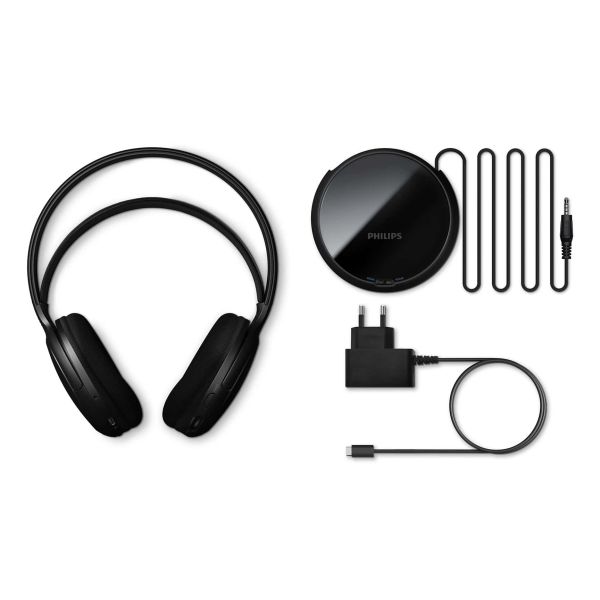Philips SHC5200M2/12 hoofdtelefoon/headset Draadloos Hoofdband TV USB Type-C Zwart (SHC5200M2/12)