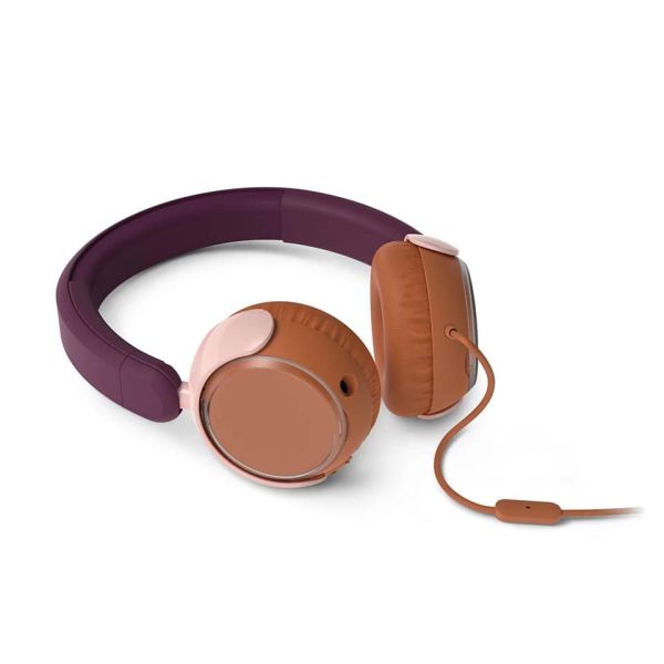 Philips 2000 series TAK2000MP/00 hoofdtelefoon/headset Hoofdtelefoons Bedraad Hoofdband Oproepen/muziek USB Type-C Oranje, Paars, Roze (TAK2000MP/00)