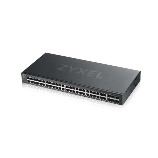 Zyxel GS1920-48V2 netwerk-switch Managed Gigabit Ethernet (10/100/1000) Zwart (GS1920-48V2)