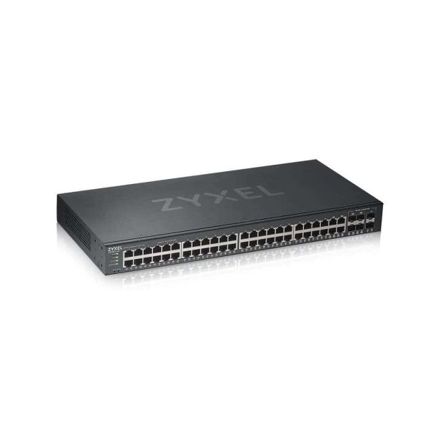 Zyxel GS1920-48V2 netwerk-switch Managed Gigabit Ethernet (10/100/1000) Zwart (GS1920-48V2)
