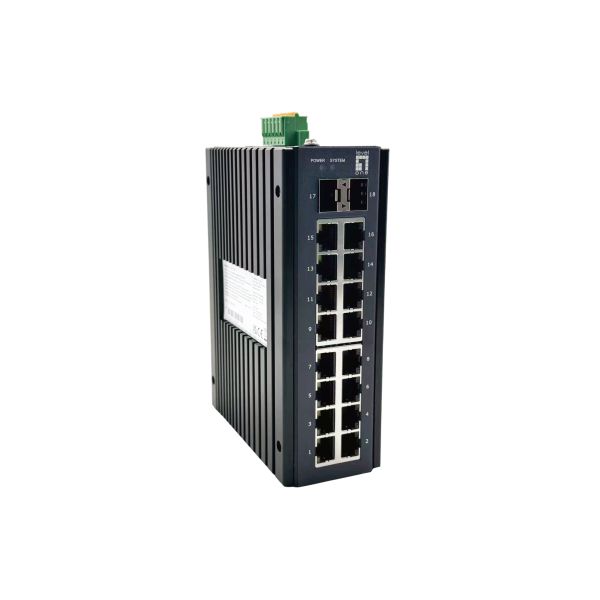 LevelOne IGP-1871 netwerk-switch Managed L2+ Gigabit Ethernet (10/100/1000) Power over Ethernet (PoE) Zwart (IGP-1871) LevelOne IGP-1871 netwerk-switch Managed L2+ Gigabit Ethernet (10/100/1000) Power over Ethernet (PoE) Zwart (IGP-1871)
