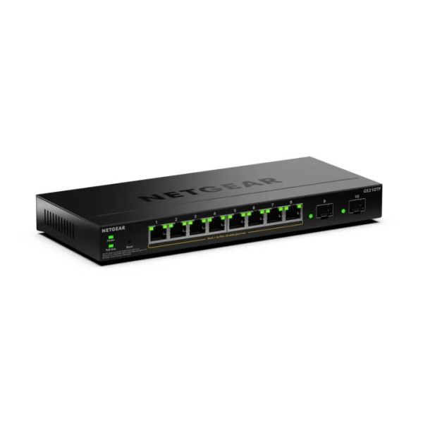 NETGEAR GS310TPv2 Managed L2/L3 Gigabit Ethernet (10/100/1000) Power over Ethernet (PoE) Desktop Zwart (GS310TP-200EUS)