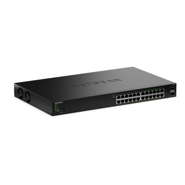 NETGEAR GS324TPv2 Managed L2/L3 Gigabit Ethernet (10/100/1000) Power over Ethernet (PoE) 1U Zwart (GS324TP-200EUS)