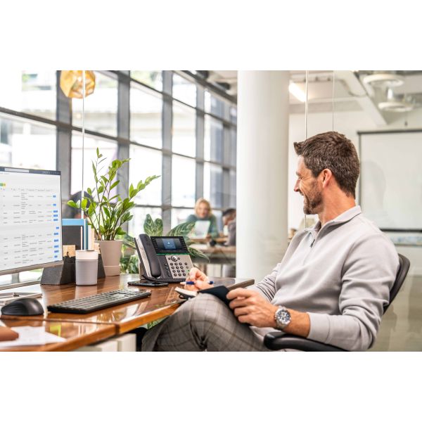 HP Poly Edge E550 IP-telefoon met PoE-ondersteuning (82M91AA) HP Poly Edge E550 IP-telefoon met PoE-ondersteuning (82M91AA)