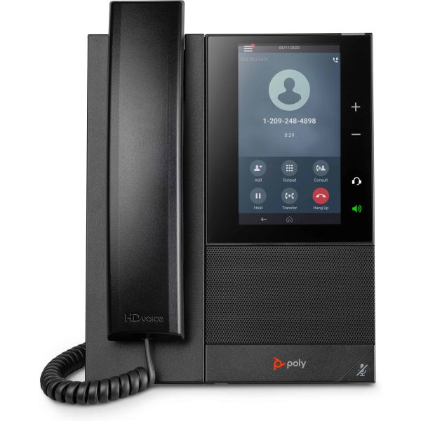 HP Poly CCX 500 Business Media Phone met ondersteuning voor Open SIP en PoE (82Z78AA)