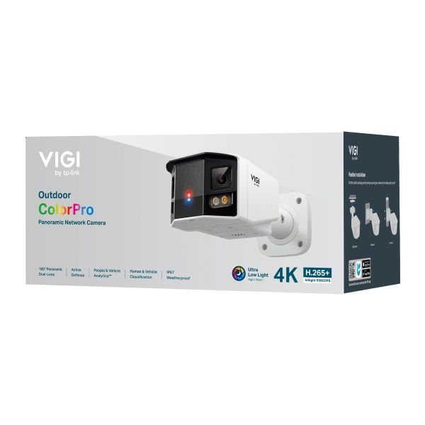 TP-Link InSight S385DPS Kogel (vorm) IP-beveiligingscamera Buiten 5456 x 1520 Pixels Muur (INSIGHT S385DPS)