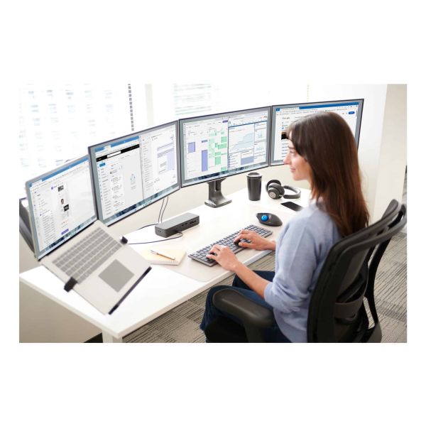 Kensington K75408PN toetsenbord Thuis/Werk RF-draadloos + Bluetooth QWERTY Grijs (K75408PN)