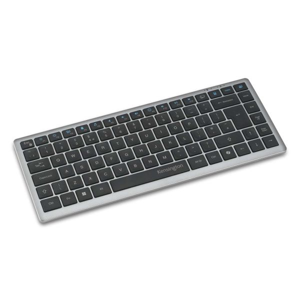 Kensington K75409PN toetsenbord Thuis/Werk RF-draadloos + Bluetooth QWERTY Grijs (K75409PN)