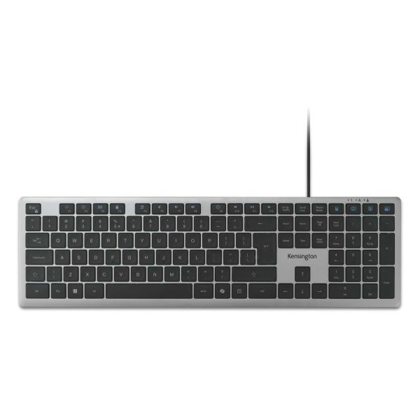 Kensington KB515 EQ USB-C/USB-A Wired Keyboard, Int ENG (K75410UK)