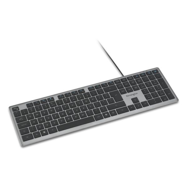 Kensington KB515 EQ USB-C/USB-A Wired Keyboard, Int ENG (K75410UK)