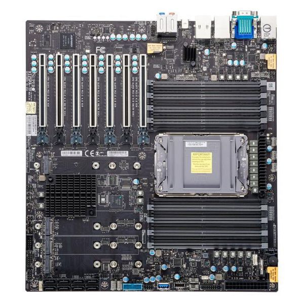 Super Micro SUPERMICRO X12SPA-TF - Motherboard - Erweitertes ATX - LGA4189-Sockel - C621A Chipsatz - USB-C Gen2, USB 3,2 Gen 1,  (MBD-X12SPA-TF-B)
