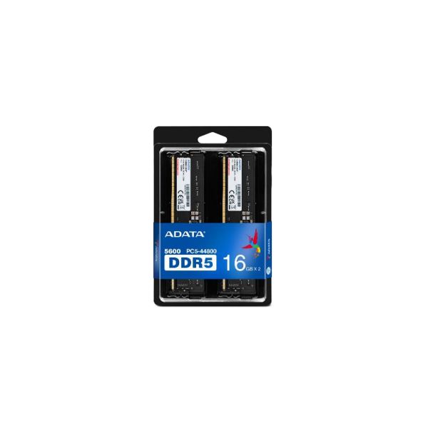ADATA DDR5 5600 U-DIMM geheugenmodule 32 GB 2 x 16 GB 288-pin DIMM ECC (AD5U560016G-DT)