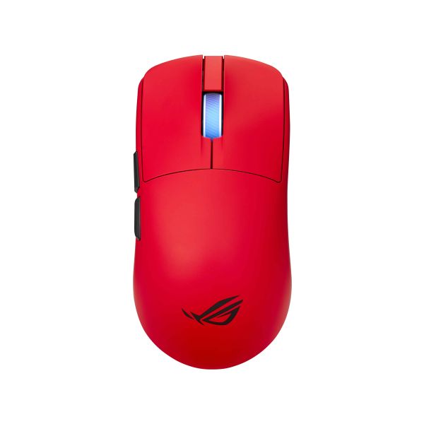 ASUS ROG Harpe II Ace RED muis Gamen Rechtshandig RF Wireless + Bluetooth + USB Type-A Optisch 42000 DPI (90MP0490-BMUA20)
